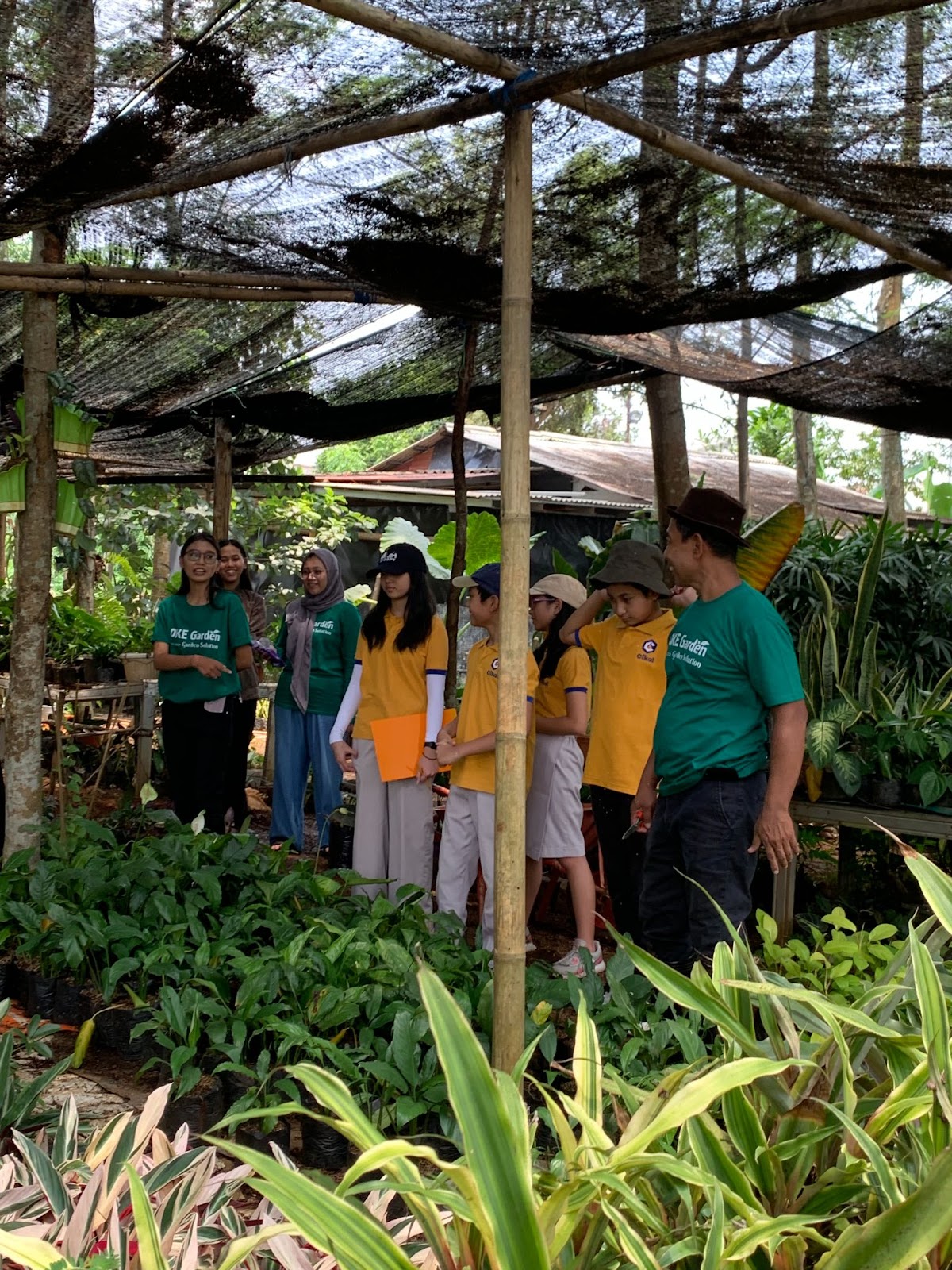 gambar kunjungan dari Cikal Lebak Bulus ke OKE Garden terkait konsep taman sekolah